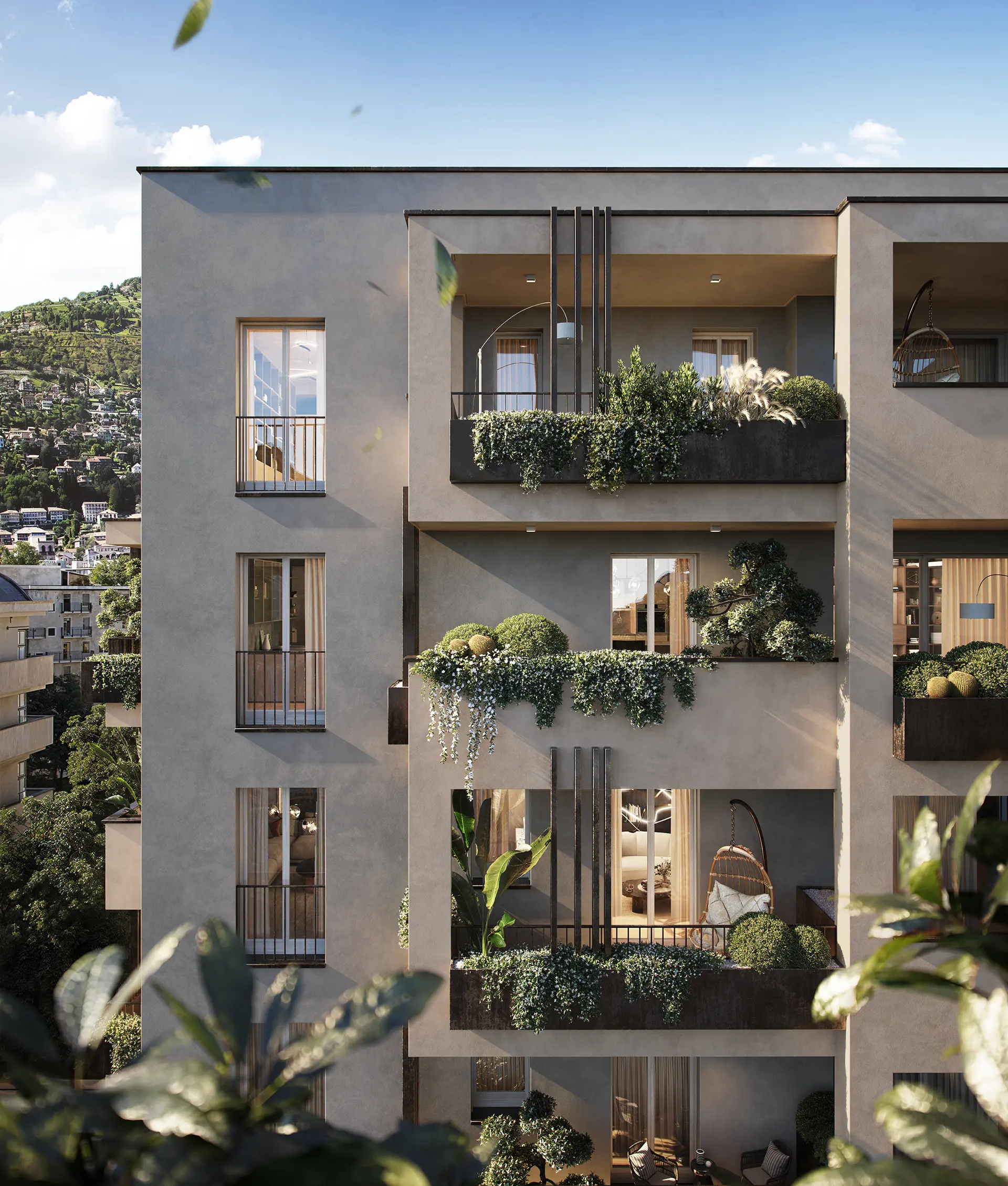 Appartamenti con balcone a Como