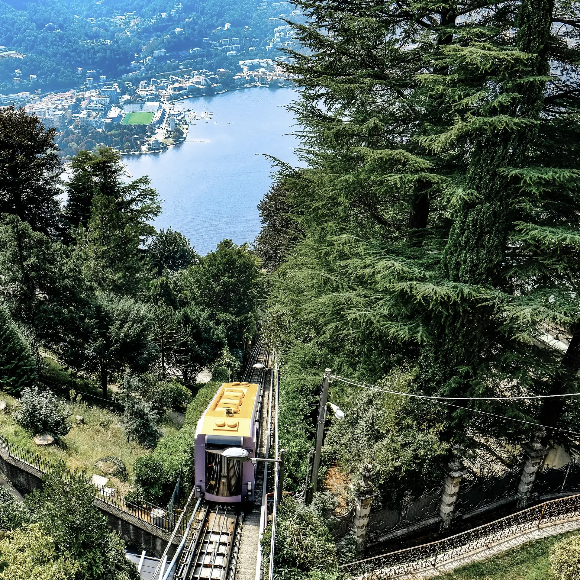 funicolare lago como brunate